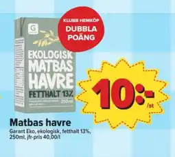 Östenssons Garant havrebas erbjuda