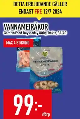 Matdax VANNAMEIRÄKOR erbjuda