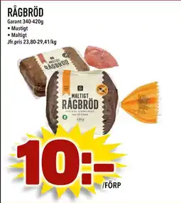 Matdax RÅGBRÖD erbjuda