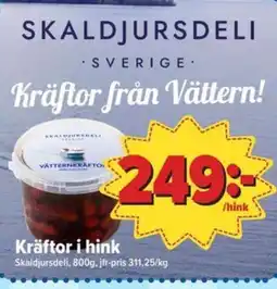 Östenssons Kräftor i hink erbjuda