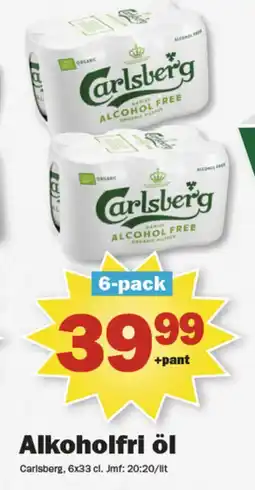 Pekås Carlsberg öl erbjuda