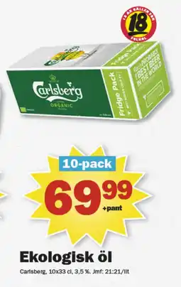 Pekås Carlsberg öl erbjuda