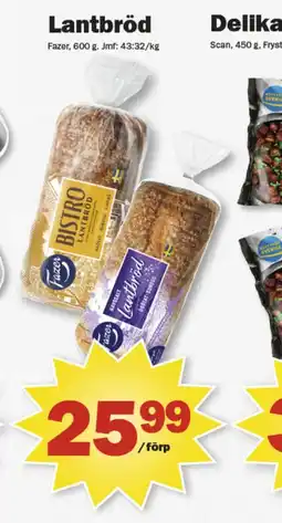 Pekås Bistro lantbröd erbjuda