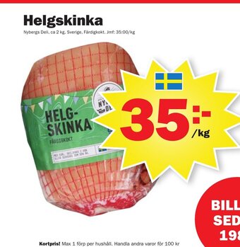 Pekås Helgskinka erbjuda