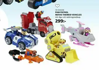 Lekia Paw patrol movie themed vehicles erbjuda