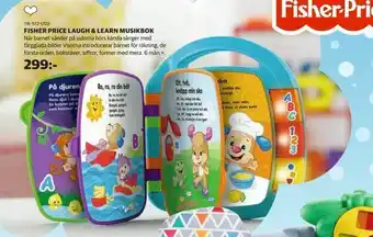 Fisher price laugh & learn musikbok