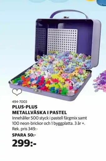 Lekia Plus-plus metallväska i pastel erbjuda