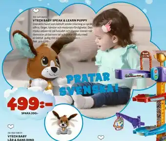 Lekia Vtech baby speak & learn puppy erbjuda