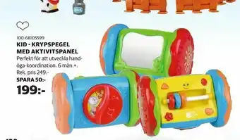 Kid - krypspegel med aktivitspanel