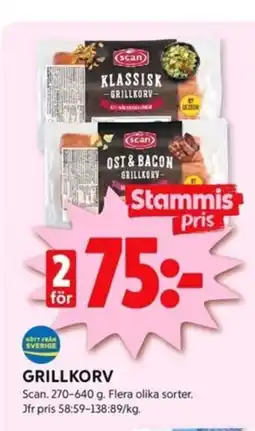 ICA Kvantum GRILLKORV erbjuda