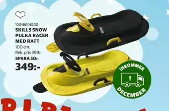 Lekia Skills snow pulka racer med ratt erbjuda
