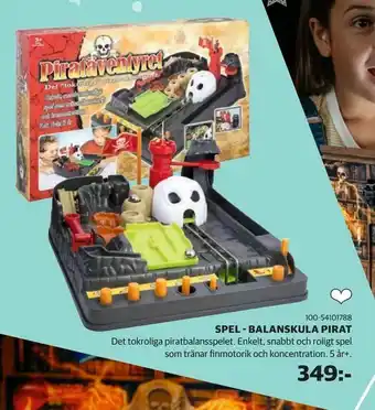 Spel - balanskula pirat