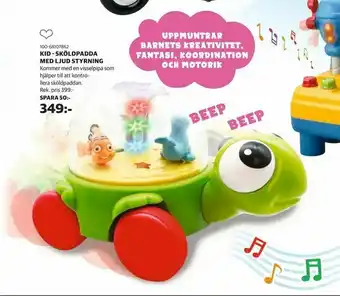 Lekia Kid - sköldpadda med ljud styrning erbjuda
