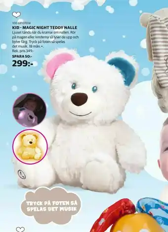 Kid - magic night teddy nalle