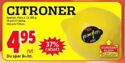ICA Kvantum CITRONER erbjuda