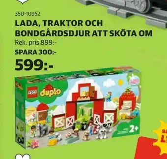 Lekia Lada, traktor och bondgårdsdjur att sköta om erbjuda