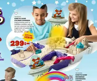 Lekia Kinetic sand folding sandbox erbjuda