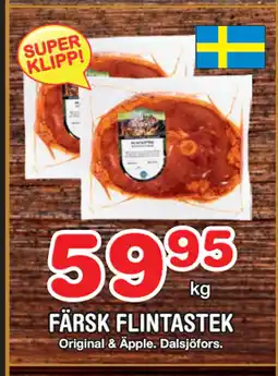 Nya Pulsen FÄRSK FLINTASTEK erbjuda