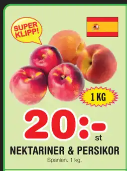 Nya Pulsen NEKTARINER & PERSIKOR erbjuda