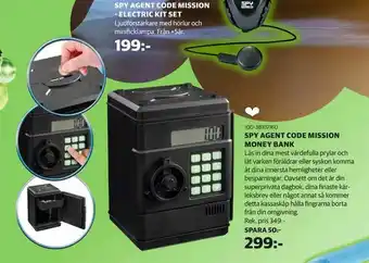 Spy agent code mission money bank