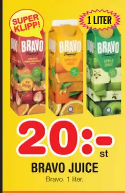 Nya Pulsen BRAVO JUICE erbjuda