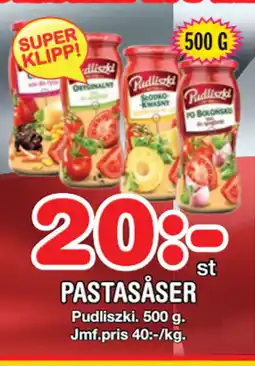 Nya Pulsen PASTASÅSER erbjuda