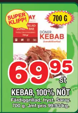 Nya Pulsen KEBAB, 100% NÖT erbjuda