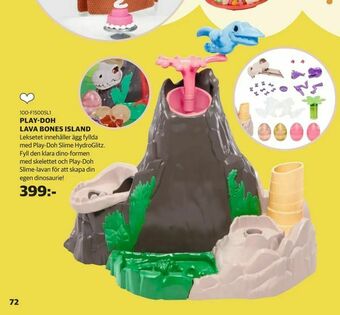 Lekia Play-doh lava bones island erbjuda