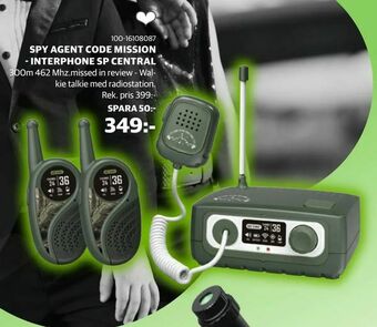 Lekia Spy agent code mission - interphone sp central erbjuda