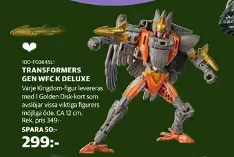 Lekia Transformers gen wfc k deluxe erbjuda