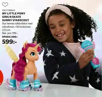 Lekia My little pony sing n skate sunny starscout erbjuda