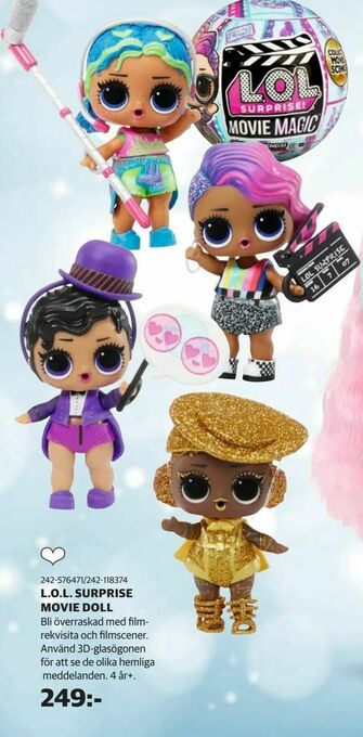 Lekia L.o.l. surprise movie doll erbjuda