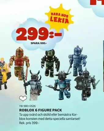 Roblox 6 figure pack