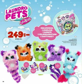 Lekia Laundro pets erbjuda