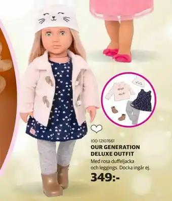 Lekia Our generation deluxe outfit erbjuda