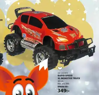 Lekia Rapid speed xl monster truck erbjuda