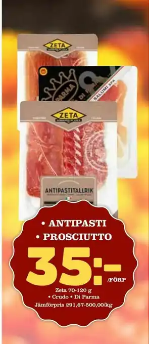 antipasti • prosciutto
