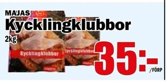 Matdax Kycklingklubbor erbjuda
