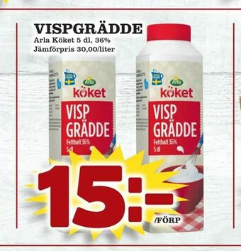Matvärlden Tensta Vispgrädde erbjuda