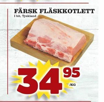 Matvärlden Tensta Färsk fläskkotlett erbjuda