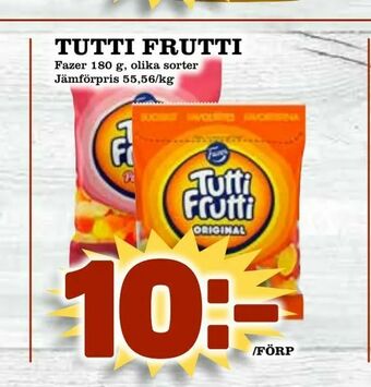 Matvärlden Tensta Tutti frutti erbjuda