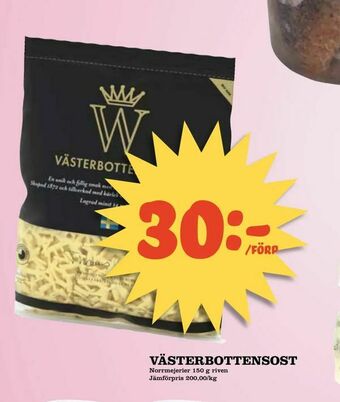 Matvärlden Tensta Västerbottensost erbjuda