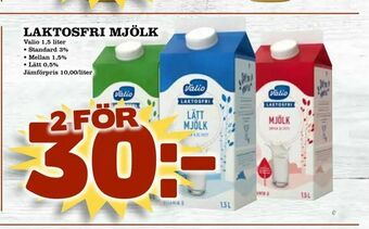 Matvärlden Tensta Laktosfri mjölk erbjuda