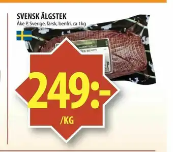 Svensk älgstek