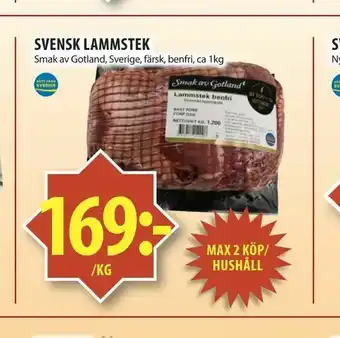 Matvärlden Tensta Svensk lammstek erbjuda