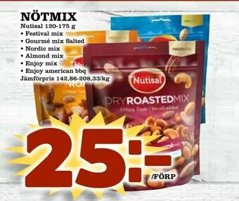 Nya Pulsen Nötmix erbjuda