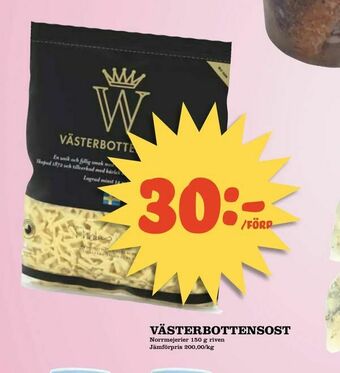 Nya Pulsen Västerbottensost erbjuda