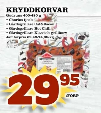 Nya Pulsen Kryddkorvar erbjuda