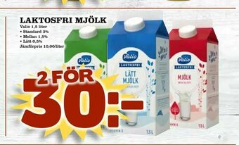 Nya Pulsen Laktosfri mjölk erbjuda