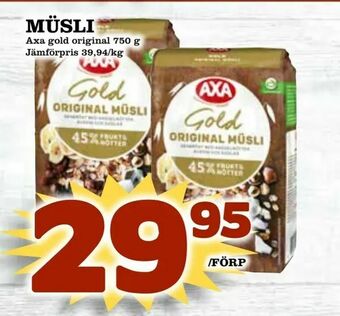 Nya Pulsen Müsli erbjuda